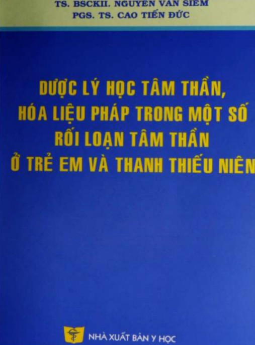 Dược Lý Học Tâm Thần, Hóa Liệu Pháp Trong Một Số Rối Loạn Tâm Thần Ở Trẻ Em Và Thanh Thiếu Niên