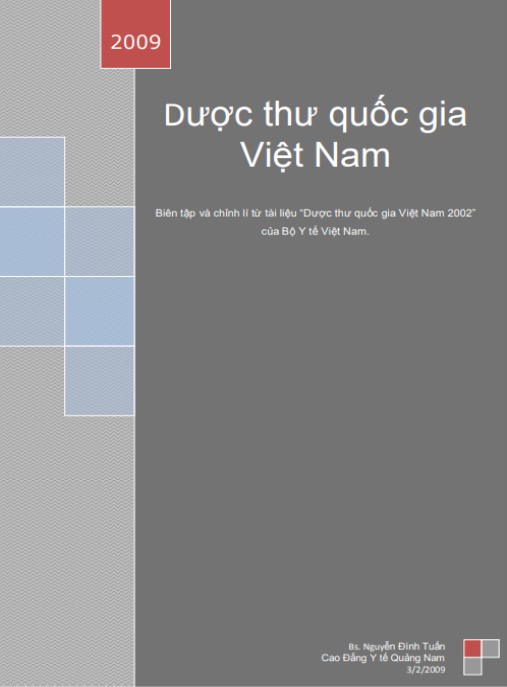 Dược Thư Quốc Gia Việt Nam