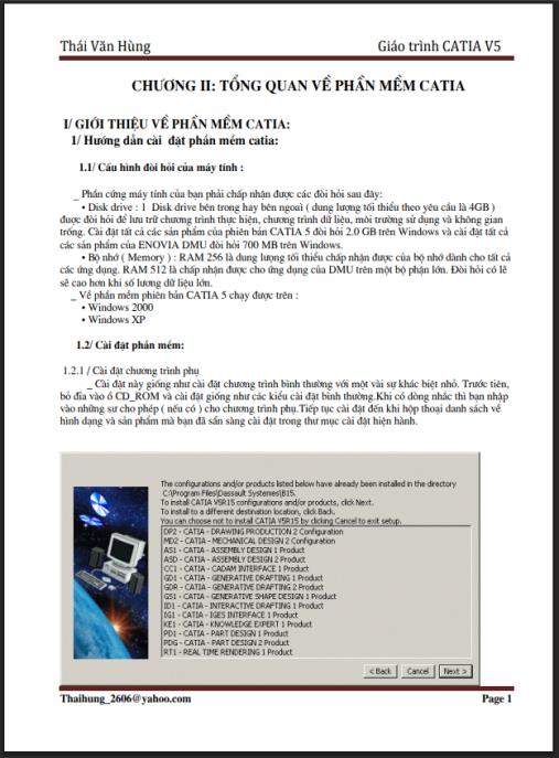 Giáo trình Catia V5