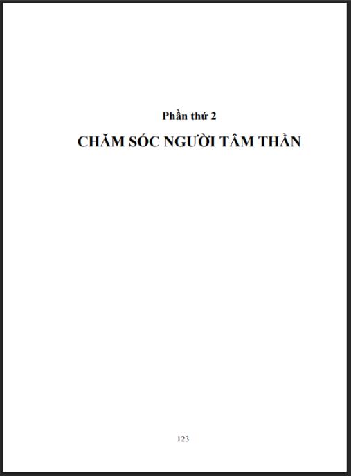Giáo trình Đại cương chăm sóc sức khỏe tâm thần Phần 2
