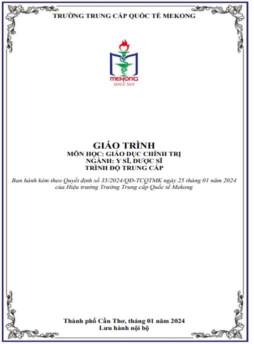 Giáo trình Giáo dục chính trị