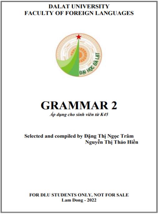 Giáo trình Grammar 2