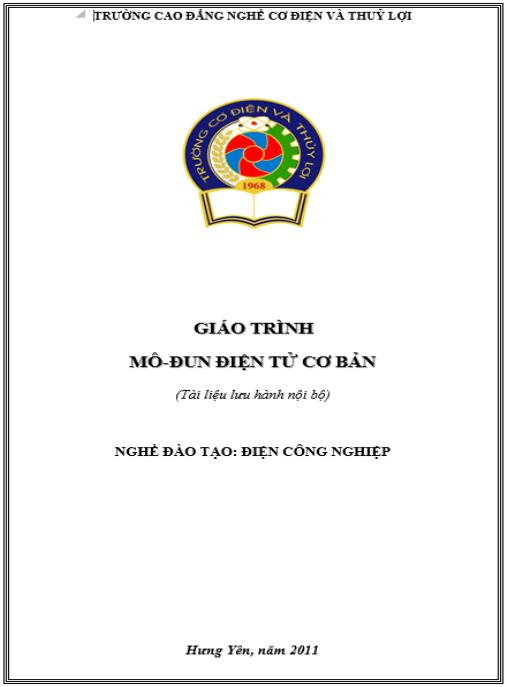Giáo trình Mô đun điện tử cơ bản
