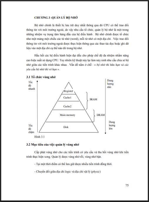 Giáo trình Nguyên lý hệ điều hành: Phần 2