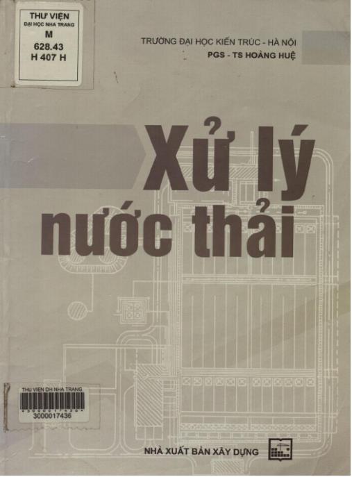 Giáo trình Xử lý nước thải (Tái bản) – Phần 1