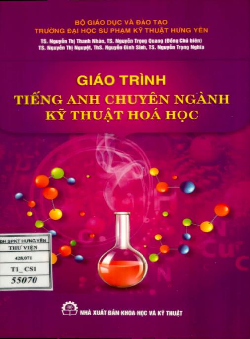 Giáo trình tiếng Anh chuyên ngành kỹ thuật Hóa học