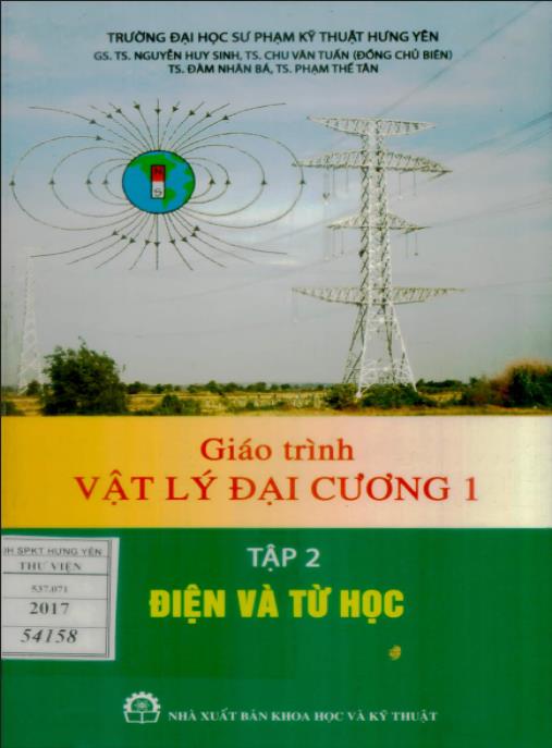 Giáo trình vật lý đại cương 1 ( Tập 2: điện và từ học)