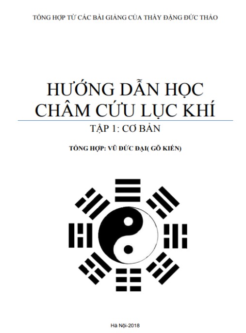 Hướng Dẫn Học Châm Cứu Lục Khí – Tập 1 Cơ Bản