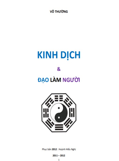 Kinh Dịch Và Đạo Làm Người