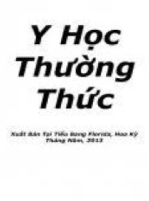 Mẹo Vặt Y Học Thường Thức