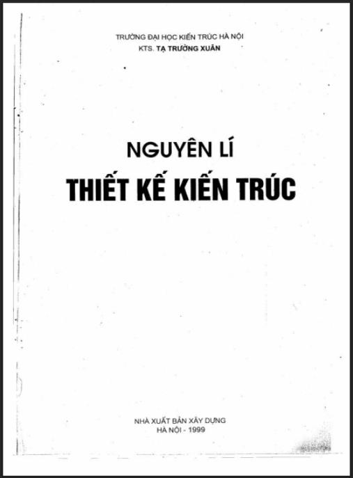 Nguyên Lý Thiết Kế Công Trình Kiến Trúc Công Cộng