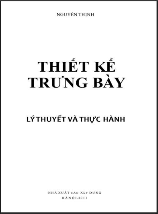 Thiết Kế Trưng Bày – Lý Thuyết Và Thực Hành