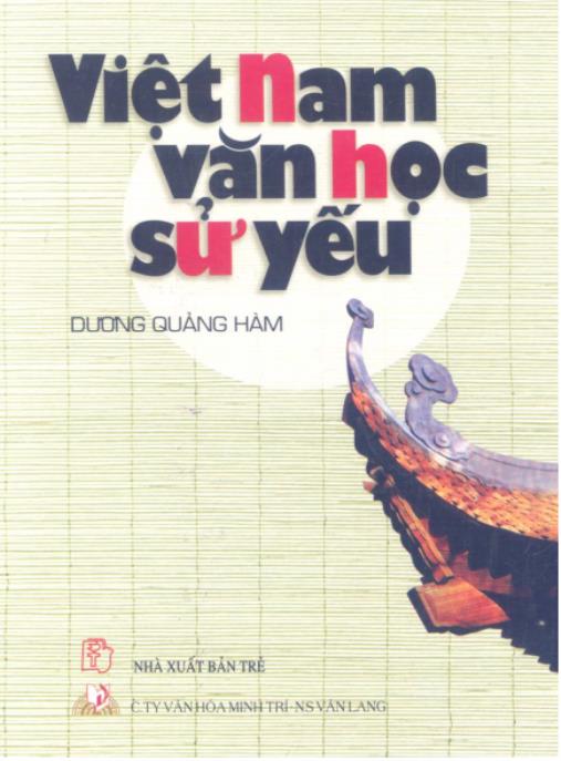 Việt Nam văn học sử yếu – Phần 1